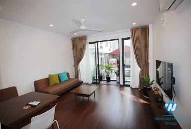 Nice and big apartment with balcony for rent on Tu Hoa street, Tay Ho, Ha Noi